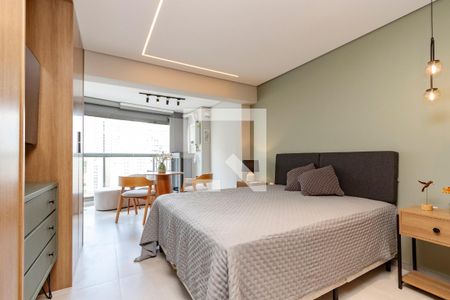 Studio de kitnet/studio para alugar com 1 quarto, 32m² em Jardim das Acacias, São Paulo