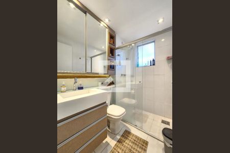 Banheiro Social de apartamento para alugar com 3 quartos, 117m² em Sagrada Família, Belo Horizonte
