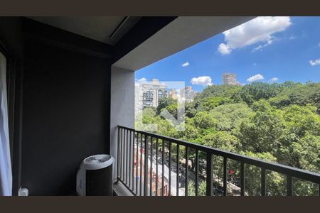 Varanda de kitnet/studio à venda com 1 quarto, 23m² em Cerqueira César, São Paulo