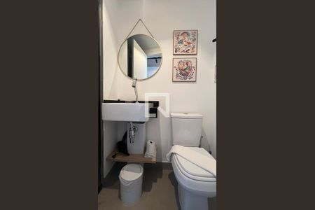 Banheiro de kitnet/studio à venda com 1 quarto, 23m² em Cerqueira César, São Paulo