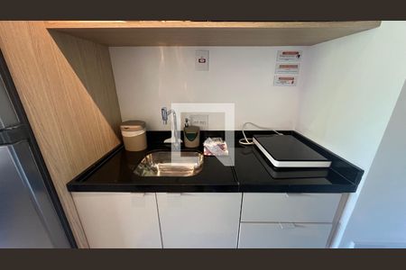 Cozinha de kitnet/studio à venda com 1 quarto, 23m² em Cerqueira César, São Paulo