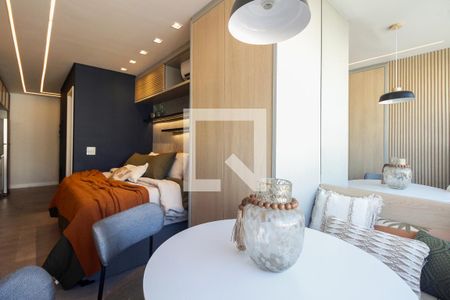 Studio - Varanda de kitnet/studio para alugar com 1 quarto, 25m² em Vila Gomes Cardim, São Paulo