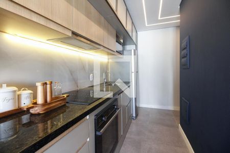Studio - Cozinha de kitnet/studio para alugar com 1 quarto, 25m² em Vila Gomes Cardim, São Paulo