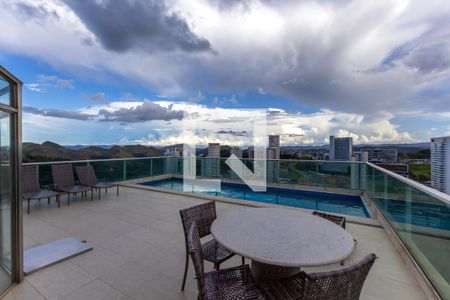 Área comum - Piscina de kitnet/studio à venda com 1 quarto, 70m² em Vale do Sereno, Nova Lima