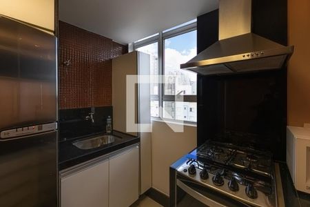 Cozinha de kitnet/studio à venda com 1 quarto, 70m² em Vale do Sereno, Nova Lima