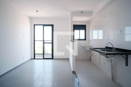 Sala/Cozinha de apartamento para alugar com 2 quartos, 39m² em Vila Guilhermina, São Paulo