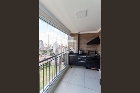 Varanda da Sala   de apartamento à venda com 3 quartos, 77m² em Vila Mazzei, São Paulo
