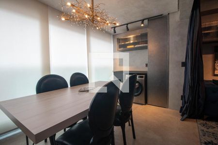 Sala de Jantar de apartamento à venda com 1 quarto, 42m² em Brooklin, São Paulo