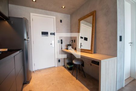 Cozinha de apartamento à venda com 1 quarto, 42m² em Brooklin, São Paulo