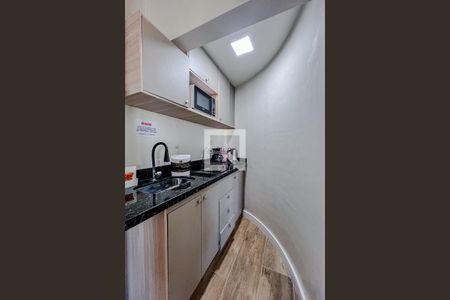 Cozinha de apartamento para alugar com 1 quarto, 34m² em Liberdade, São Paulo