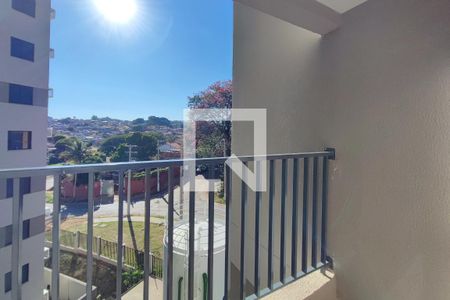 Varanda da Sala de apartamento para alugar com 2 quartos, 55m² em Jardim Guarani, Campinas