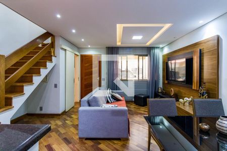 Sala de casa de condomínio para alugar com 3 quartos, 120m² em Vila Pirajussara, São Paulo