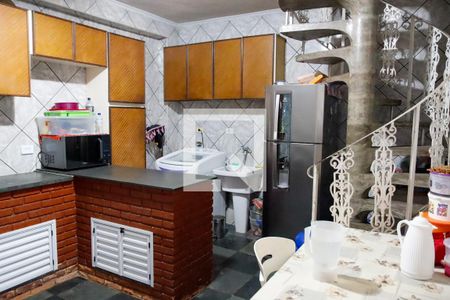 Área comum - Churrasqueira de casa à venda com 3 quartos, 120m² em Conj Res Morro Farol, Osasco