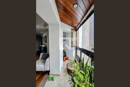 Varanda da Sala de apartamento para alugar com 3 quartos, 134m² em Vila Regente Feijó, São Paulo