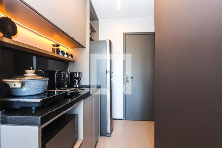Cozinha de kitnet/studio para alugar com 1 quarto, 25m² em Paraíso, São Paulo