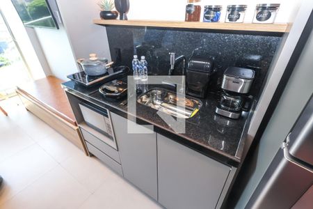 Cozinha de kitnet/studio para alugar com 1 quarto, 25m² em Paraíso, São Paulo