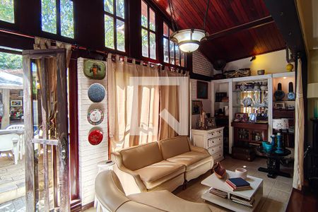 Sala de casa de condomínio à venda com 4 quartos, 259m² em Anil, Rio de Janeiro