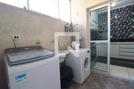 Área de Serviço de apartamento à venda com 2 quartos, 60m² em Vila Leopoldina, Santo André