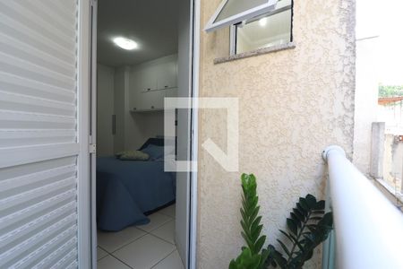Varanda Quarto 1 suíte de apartamento à venda com 2 quartos, 60m² em Vila Leopoldina, Santo André