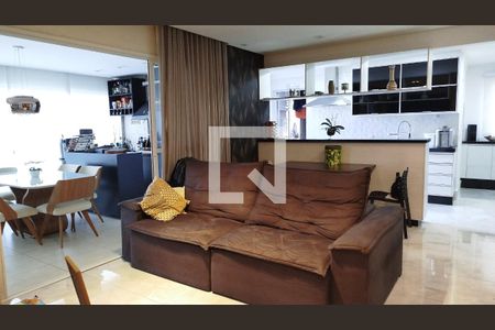 Sala de apartamento à venda com 3 quartos, 123m² em Tatuapé, São Paulo