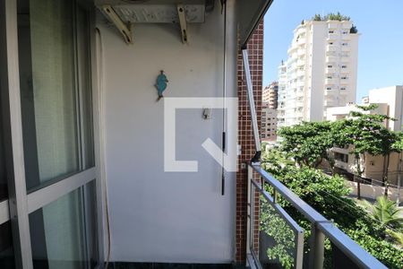 Varanda de apartamento para alugar com 2 quartos, 78m² em Balneario Guarujá, Guarujá