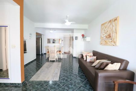 Sala de apartamento para alugar com 2 quartos, 78m² em Balneario Guarujá, Guarujá