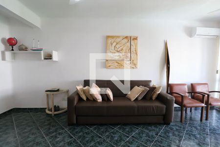 Sala de apartamento para alugar com 2 quartos, 78m² em Balneario Guarujá, Guarujá