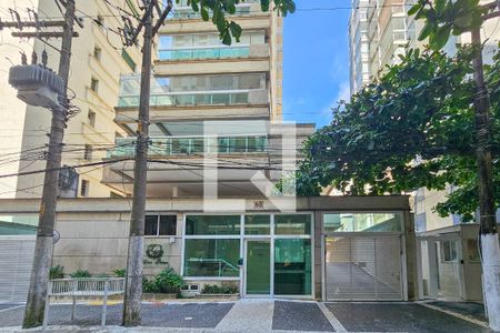 Fachada  de apartamento para alugar com 3 quartos, 110m² em Barra Funda, Guarujá