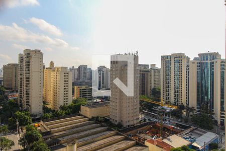 Vista da Varanda da Sala de apartamento à venda com 3 quartos, 122m² em Indianópolis, São Paulo