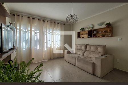 Sala de apartamento à venda com 3 quartos, 84m² em Campestre, Santo André