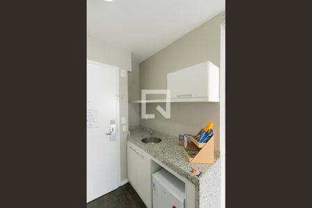 Cozinha de apartamento para alugar com 1 quarto, 24m² em Pampulha, Belo Horizonte