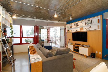 Sala de Estar e Jantar de apartamento para alugar com 2 quartos, 112m² em Jardim das Bandeiras, São Paulo