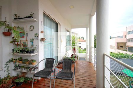 Varanda da Sala de casa à venda com 5 quartos, 400m² em Santa Lúcia, Belo Horizonte