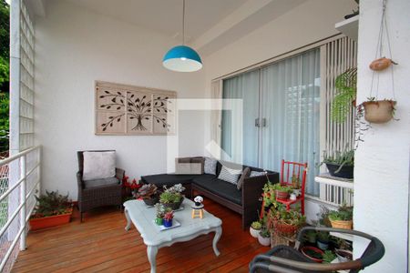 Varanda da Sala de casa à venda com 5 quartos, 400m² em Santa Lúcia, Belo Horizonte