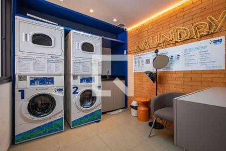 Lavanderia de kitnet/studio para alugar com 1 quarto, 30m² em Pinheiros, São Paulo