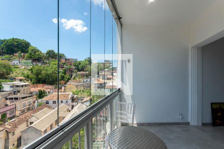 Varanda da Sala de apartamento à venda com 1 quarto, 60m² em Engenho Novo, Rio de Janeiro