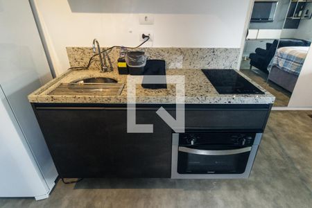 Cozinha de kitnet/studio à venda com 1 quarto, 38m² em Santa Cecilia, São Paulo