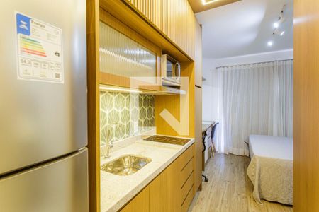 Sala/Quarto de kitnet/studio para alugar com 1 quarto, 26m² em Planalto Paulista, São Paulo