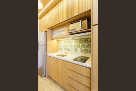 Cozinha de kitnet/studio para alugar com 1 quarto, 26m² em Planalto Paulista, São Paulo