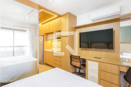 Sala/Quarto de kitnet/studio para alugar com 1 quarto, 26m² em Planalto Paulista, São Paulo
