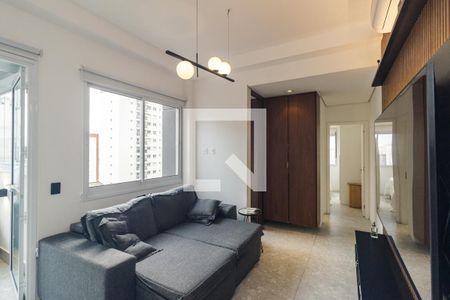 Sala de apartamento para alugar com 1 quarto, 62m² em Santa Cecilia, São Paulo