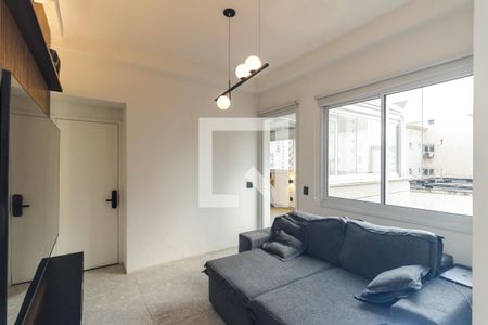 Sala de apartamento para alugar com 1 quarto, 62m² em Santa Cecilia, São Paulo