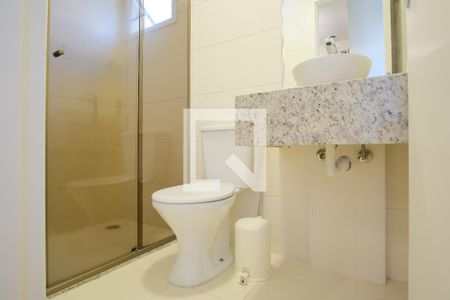 Banheiro de kitnet/studio à venda com 1 quarto, 28m² em Tatuapé, São Paulo