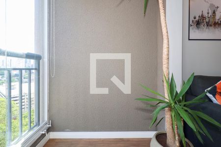 Varanda da Sala de apartamento à venda com 2 quartos, 49m² em Vila Andrade, São Paulo