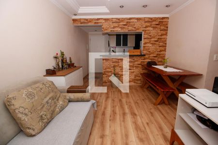 Sala de apartamento à venda com 3 quartos, 73m² em Vila Sonia do Taboao, Taboão da Serra