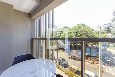 Varanda de kitnet/studio para alugar com 1 quarto, 30m² em Vila Clementino, São Paulo