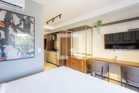 Sala/Quarto de kitnet/studio para alugar com 1 quarto, 30m² em Vila Clementino, São Paulo
