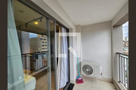 Varanda do Quarto de kitnet/studio para alugar com 1 quarto, 26m² em Vila Mariana, São Paulo