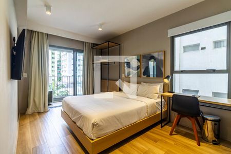 Studio de kitnet/studio para alugar com 1 quarto, 25m² em Cerqueira César, São Paulo