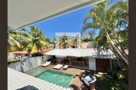 Suíte 1 - Varanda de casa de condomínio à venda com 6 quartos, 430m² em Barra da Tijuca, Rio de Janeiro